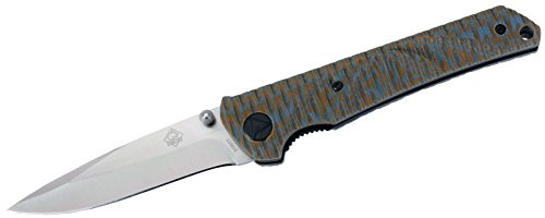 Puma TEC Stahl D2, Rostträge, Daumenpins, Liner Lock, Cnc Gefräste G10-Griffschalen, Clip, Öse, Box Einhandmesser