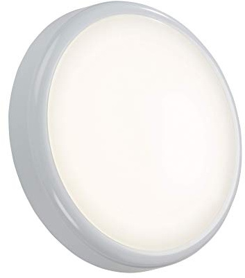Knightsbridge 230V IP44 14W Emergency Trade LED Flush with Sensor 4000K (315mm)