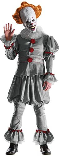 Rubie's Official Pennywise IT (2017 Movie), Adult Mens Grand Heritage Super Deluxe Halloween Clown Costume