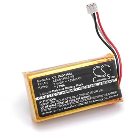 vhbw 1x Akku kompatibel mit JBL Flip 1, Flip Lautsprecher Boxen Speaker (1050 mAh, 7,4 V, Li-Polymer) - Ersatz für AEC653055-2S