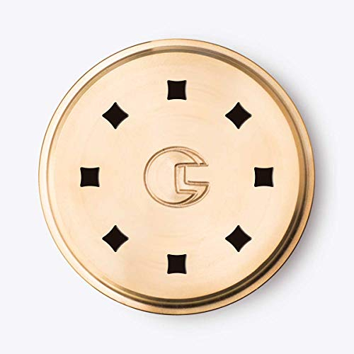CAPO12 - Trafila Bronzo N° 160 SPAGHETTONE QUADRO per Kenwood. Compatibilità con Philips Pasta Maker, Viva Collection, Fattorina, SilverCrest, Simac, Ariete, usando specifici ANELLI DI RIDUZIONE.