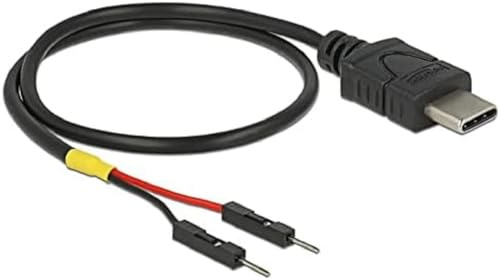 DeLock USB Stromkabel Typ-C auf 2 x Pfostenstecker Einzeln Strom 30 cm (85420)