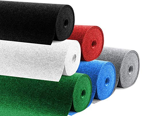 casa pura Moquette d'extérieur au mètre | Tapis Gazon synthétique | résistant | Jardin, terrasse, Balcon, Terrain de Golf, etc. | Gris - 600x200cm