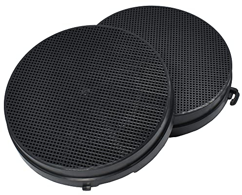 2x AllSpares Aktivkohlefilter für Dunstabzugshauben geeignet für Falmec Nr. 6, 103050091, 114163 | Airlux CR2000 | Ø168mm