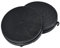2x AllSpares Aktivkohlefilter für Dunstabzugshauben geeignet für Falmec Nr. 6, 103050091, 114163 | Airlux CR2000 | Ø168mm