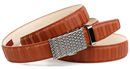 Anthoni Crown Damen Ledergürtel Gürtel, braun, 105