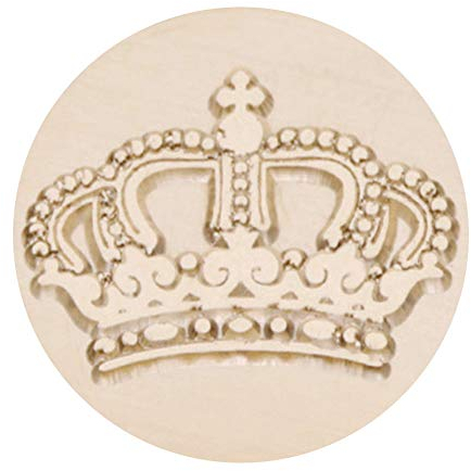 akaddy Vergoldeter Messingkopf Retro DIY Umschlag Wachs Siegelstempel Dekor Vintage Retro Klassischer Wachs Siegelstempel Kupferstempel mit ausgefallenem Muster (A-Krone)