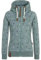 Newbestyle Jacke Damen Sweatjacke Hoodie Sweatshirt Oberteile Damen Pullover Kapuzenpullover Pulli mit Reissverschluss,Green,XL