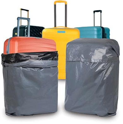 JeeJaan® 10 Stück große graue Versandtaschen, 61 x 91,4 cm, grau, 610 x 914 mm, starke Polyethylen-Versandtaschen für Verpackung, Kleidung, Paket, selbstklebend, Poly-Versandtaschen, reißfest,