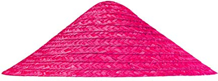 Widmann 29561 - Vietkong Strohhut, Pink, Asien, Chinese, Sonnenschutz, Hut, Kopfschmuck, Accessoire, Mottoparty, Karneval