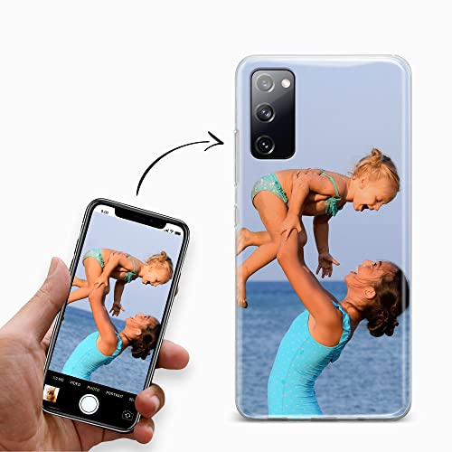 CoverHeld Handyhülle für Samsung Galaxy S20 FE 5G Hülle aus Silikon selbst gestalten - selbst gestaltet/personalisiert - Deine Hülle Dein Design - Personalisieren Bedrucken mit eigenem Bild Motiv