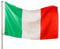 PHENO FLAGS Bandera Premium Italia 90x150 cm – extremadamente resistente a la intemperie con ojales metálicos y tecnología especial de sellado – doble dobladillo - colores brillantes y vivos