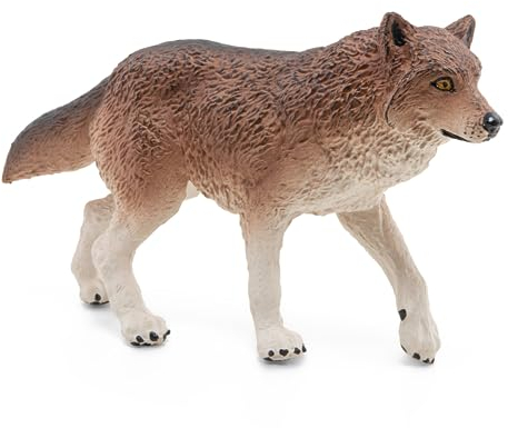 Papo - Figuren Handbemalt - Wildtiere der Welt - Wolf - 50283 - Für Kinder - Geeignet für Jungen und Mädchen - Ab 3 Jahren, Bunt
