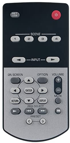 RAV41 WY19980 Replace Remote Control Work for Yamaha AV Receiver RX-A2010BL RXA2010BL RX-A2010 RXA2010 RX-A3010 RXA3010