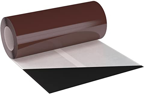 RAL8017 Das verbleite Eurovent® FLEX FLAT PB Kaminanschlussband Bleiband 300 mm x 5 m Wandanschlussband Dach Kamin Wand Schornstein Bleifolie Walzblei