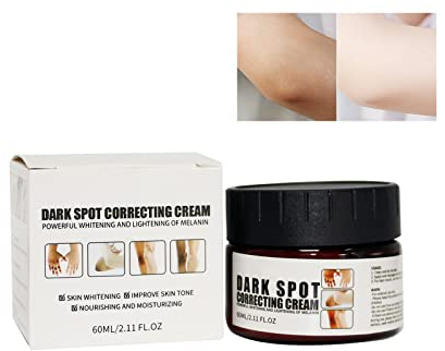 Crema Correttore per Macchie Scure,Correttore Macchie Scure Siero Sbiancante per Nocche Scure,Siero Sbiancante per Nocche Scure,Crema per Sbiancamento Della Pelle Rimozione Pigmentazione