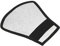 PATIKIL Flash Diffuser Reflector, 2-Sided Flexible Bend Bounce Reflector with Elastic Strap for Flashlight Photography Camera Speed Light, Silver White