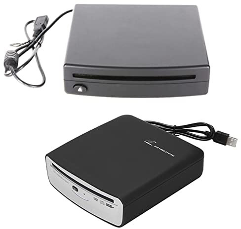 Koanhinn Juego de 2 unidades de radio para coche, reproductor de CD/DVD con transmisión de señal USB, estéreo externo para Android Car Multimedia Player