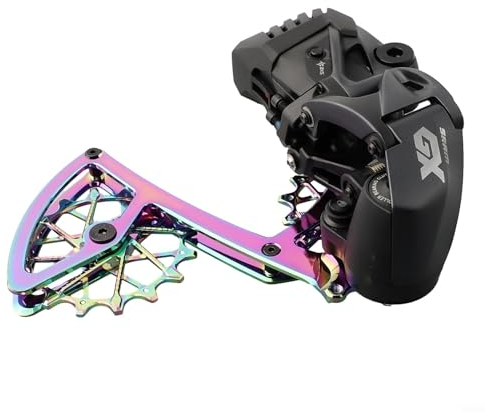 SPORTARC Schaltwerk, Innenplatte, elektrisches Schaltwerk, Innenplatte für Garbaruk Fahrradumwerfer Käfig für Nx für Gx für X1 X01 Xx1 (Regenbogen)