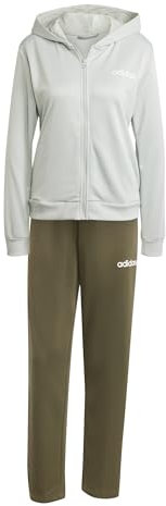 adidas Damen ESSENTIALS LINEAR TRACKSUIT, wonder silver, S