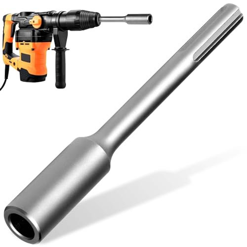 Mdkave SDS-Max Erdungsstangen-Schraubendreher für 1,6 cm und 1,9 cm Stangen – langlebig und professionell, Erdstangen-Treiber-Adapter-Bits passend für Hilti/DeWalt/Bosch/Hitachi/Makita/Milwaukee