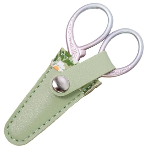 Niesel scissor Case PU Leather Scissors Holder - Embroidery Sheath, Small Protective