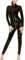 Generisch Schwarz,S, Damen Sexy Spiegel Lackleder Reißverschluss Lange Ärmel Catsuit Freizeit Eng Overall Nachtclub DS Rollenspiel Bühne Kleidung