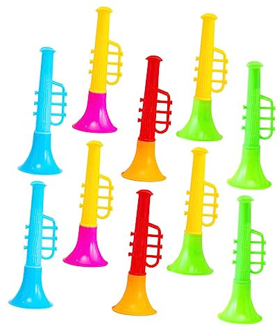 JOINPAYA 30 Stück Trompetenspielzeuge Für Jungen Und Mädchen Trompeten-musikspielzeug Pädagogisches Hornspielzeug Für Kinder Zufällige Farbe