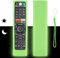 Silicone Remote Control Case Compatible with Sony RMT-TX100D RMF-TX310E RMF-TX300E RMF-TX200E TV Remote Control Shockproof Protective Cover with Lanyard (Fluorescent Green)