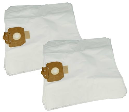 vhbw 10x sacchetto compatibile con Ghibli AS 5, W1, Viking aspirapolvere - microfibra, 43cm x 41cm Bianco