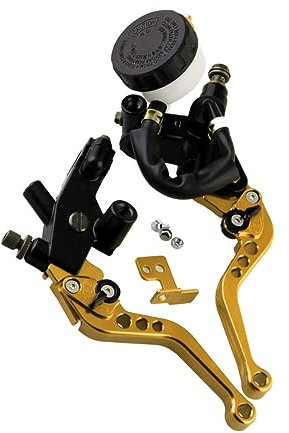 Mobestech 1paar Cnc Und Kupplungshebel Für Motorräder Roller Und Atvs Einstellbare Aluminiumlegierung Mit Flüssigkeitsbehälter