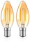 Klarlight B15 Small Bayonet Candle Light Bulbs 2.5W, C35 B15 LED Candle Bulbs Warm White 2200K, SBC Small Bayonet Cap for Candle Warmer Lamp,Equivalent 20W,Non-Dimmable,200LM,2-Pack