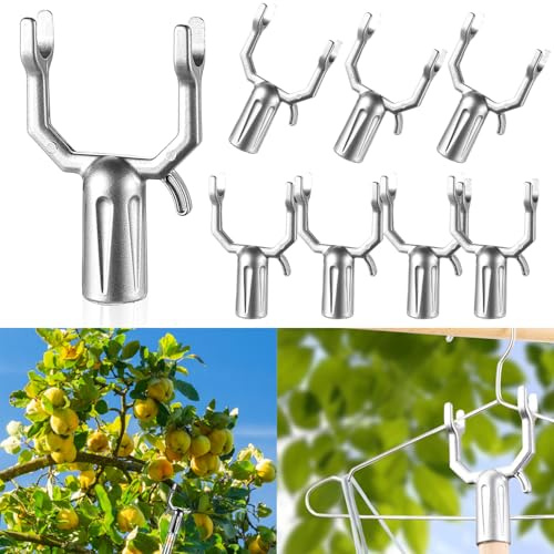 Norhogo 8 Pcs Baumstütze Metall, Wiederverwendbaren Baumstütze Für Schiefe | Aststütze für Obstbäume, Dauerhaft Obstbäume Astklammern, Baumstützen für schiefe Bäume, Pflanzen, Obstbäume, Gemüse