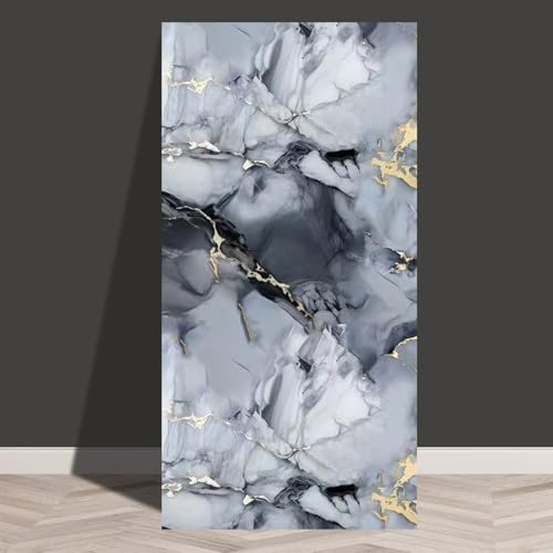 JUXDZISHW D,Wandverkleidung Selbstklebend,10 Stück Wandpaneele Marmoroptik 60×30cm PVC Küchenrückwand Badezimmer Platte 2.5mm Dick Wasserdicht Ölfest Fliesensticker für Küche Badezimmer Wohnzimmer