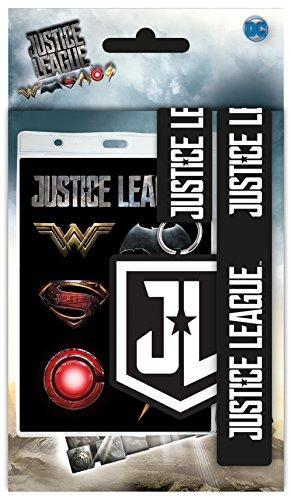 GB eye Ltd Justice League Logo, Schlüsselband, Kunststoff, verschieden, 17 x 11 x 0.4 cm