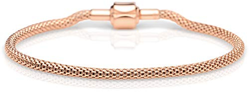 BERING Damen-Charm-Armband Edelstahl