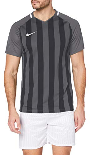 Nike Herren Striped Division III Trikot, Anthrazit/Schwarz/Weiß, L