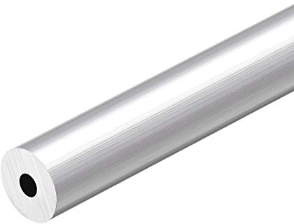 sourcing map Aluminium-Rundrohr 6063, 16mm Außendurchmesser, 5mm Innendurchmesser, 300mm Länge, Silber, Aluminium, Rohr