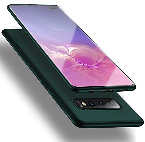 X-level für Samsung Galaxy S10 Plus Hülle, [Guardian Serie] Soft Flex TPU Case Ultradünn Handyhülle Silikon Bumper Cover Schutz Tasche Schale Schutzhülle für Samsung Galaxy S10 Plus - Grün