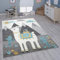Paco Home Kinderteppich Teppich Kinderzimmer Mädchen Jungs Verschiedene Motive Und Größen, Grösse:160x220 cm, Farbe:Bunt