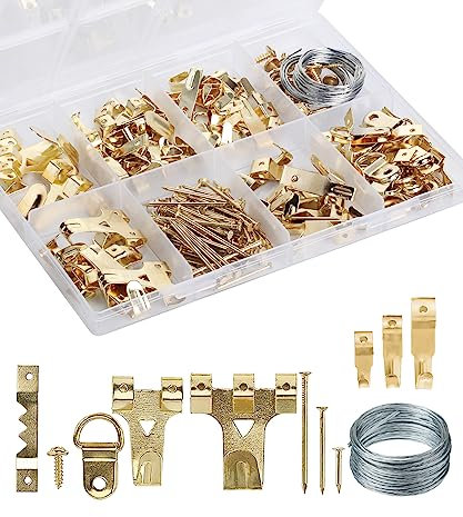 Mr. Pen- Picture Hanging Kit, 220pc, Picture Hangers, Nails for Hanging Pictures, Wall Hangers, Picture Hanging, Picture Hanging Hooks, Frame Hanging Hardware, Picture Hooks, Wall Hanging Kit