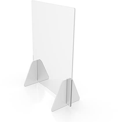 nattmann PLEXIGLAS® Spuckschutz PARACELSUS mit Durchreiche Hygieneschutz Trennwand (60x50cm (BxH))
