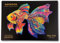 ANIWOOD Holzpuzzle Erwachsene Tieren. Gestanzter Deckel, Lebensgroße Puzzle-Box. 3 Schwierigkeitsmodi, dekoratives Element. Einzigartige Puzzleteile (Goldfisch, M)