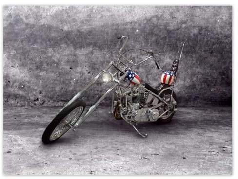 Wandsticker Dekor Foto Aufkleber 135x100cm Easy Rider Motorrad No.H756M_NS1AS