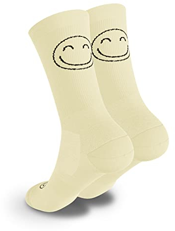 HappyTraining Sportsocken, Atmungsaktive Socken, antiblasen schnelltrocknend, Kompressionssocken, lustig, Wärmeregulierend, Unisex, Anti-Blister, leicht für Laufen, Fitness, Fahrradsocken, Crossfit