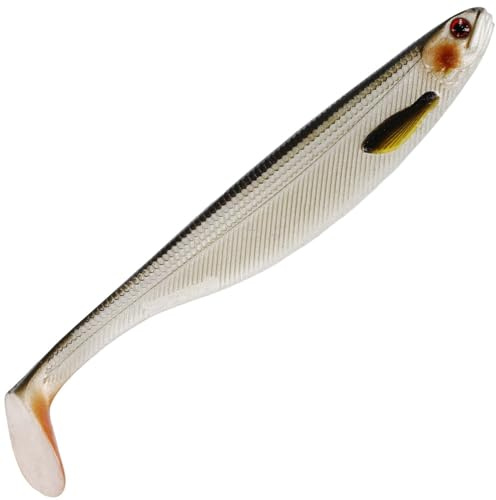 Westin Shad Teez 7,5cm 3g - 4 Gummifische, Farbe:Lively Roach