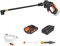 WORX Nettoyeur Haute Pression sans Fil 20V Hydroshot WG620E.10, Outil Mobile sans raccord d'eau Fixe, livré avec 1 Batterie 4Ah et Chargeur, Tuyau de 6m, Lance Courte, Adaptateur Bouteille
