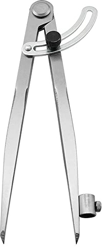 Professioneller Kompass für Holzbearbeitung mit Flügel und Stifthalter, idealer großer Kompass für Geometrie, Zeichnen, Zeichnen, perfekter Bleistiftzirkel für Zimmermann, 300 mm
