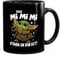 MoonWorks Kaffee-Tasse mit Spruch Das Mimimi stark in dir ist Baby Bürotasse lustige Kaffeebecher Schwarz standard