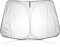 SABIB Parasol Coche Delantero para Mercedes-Benz Viano,UV Protección Plegable Lunas Delanteras Cortina Reflectante Accesorios Automóviles,A/Silver